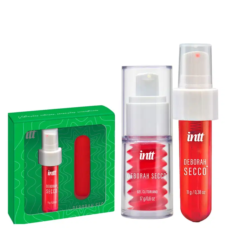 Kit Deborah Secco Bullet Vibrador intimo, Gel Beijável Deborah Secco Picante, Gel intimo Deborah Secco