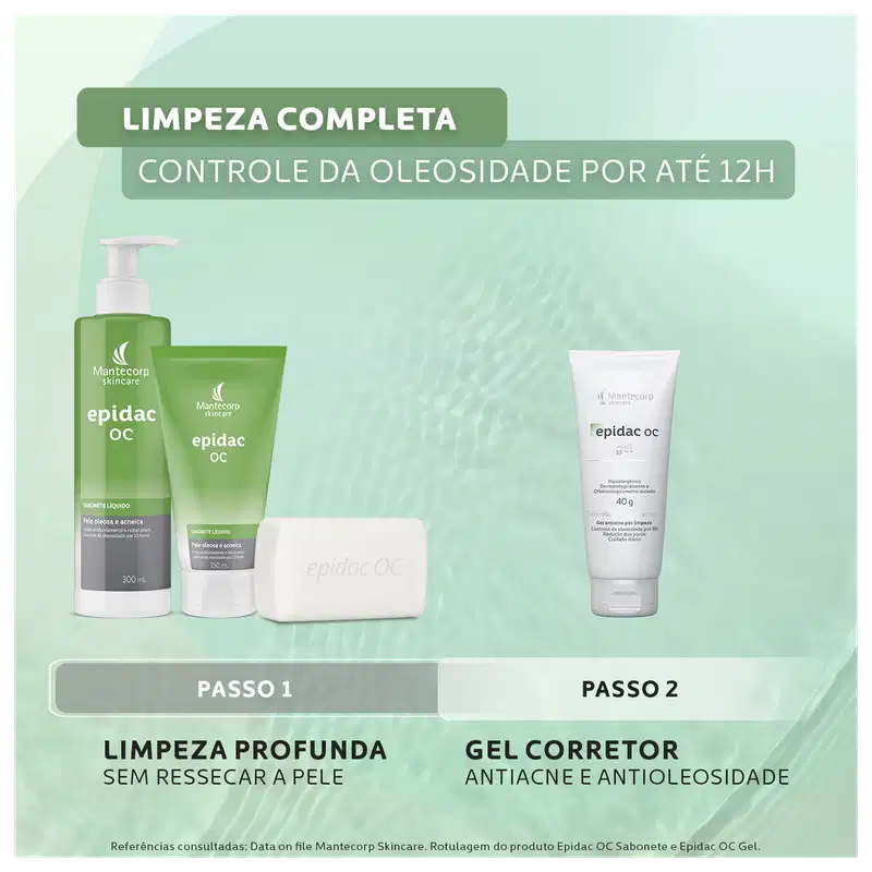 Mantecorp Epidac OC - Gel Antiacne Facial 40g