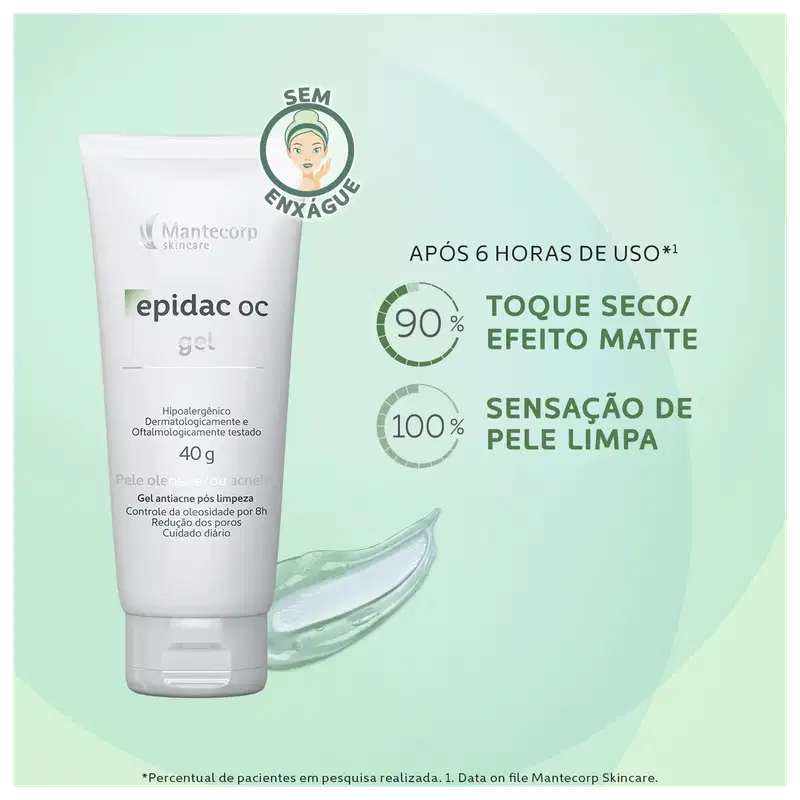 Mantecorp Epidac OC - Gel Antiacne Facial 40g