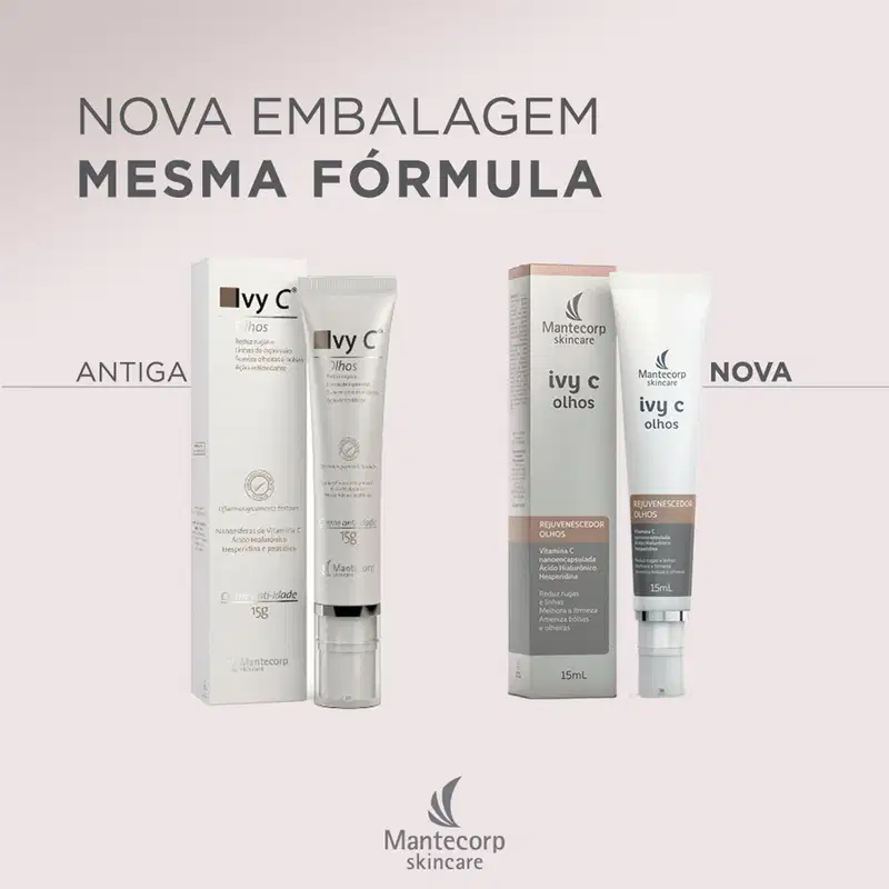 Mantecorp Ivy C Olhos - Creme Antissinais para Área dos Olhos 15g
