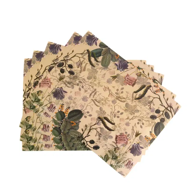 Papel Perfumado para Gavetas Flor de Figo 5 Folhas - Dani Fernandes