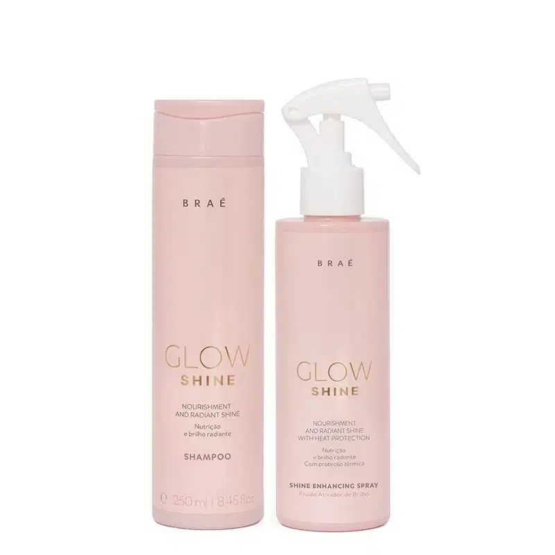 Braé Glow Shine - Shampoo 250ml + Ativador de Brilho 200ml