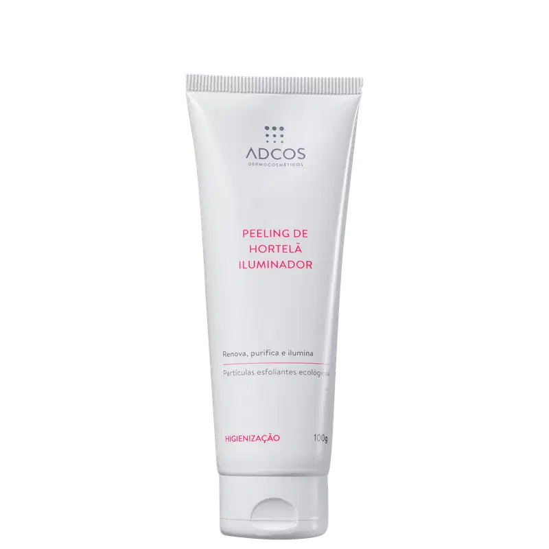 Adcos Clean Solution Peeling de Hortelã Iluminador - Esfoliante Facial 100g