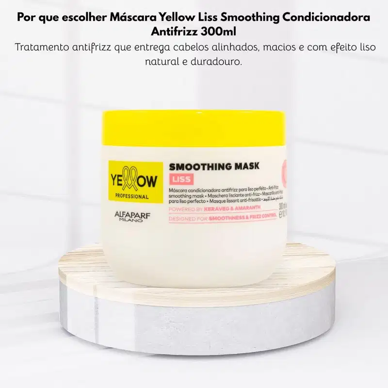 Yellow Liss Smoothing - Máscara Capilar 300ml
