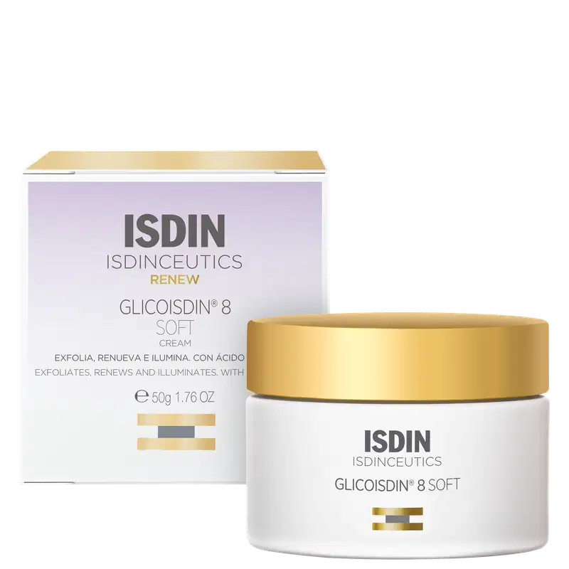 ISDIN ISDINCEUTICS Glicoisdin 8 Soft Efeito Peeling - Creme Facial 50g