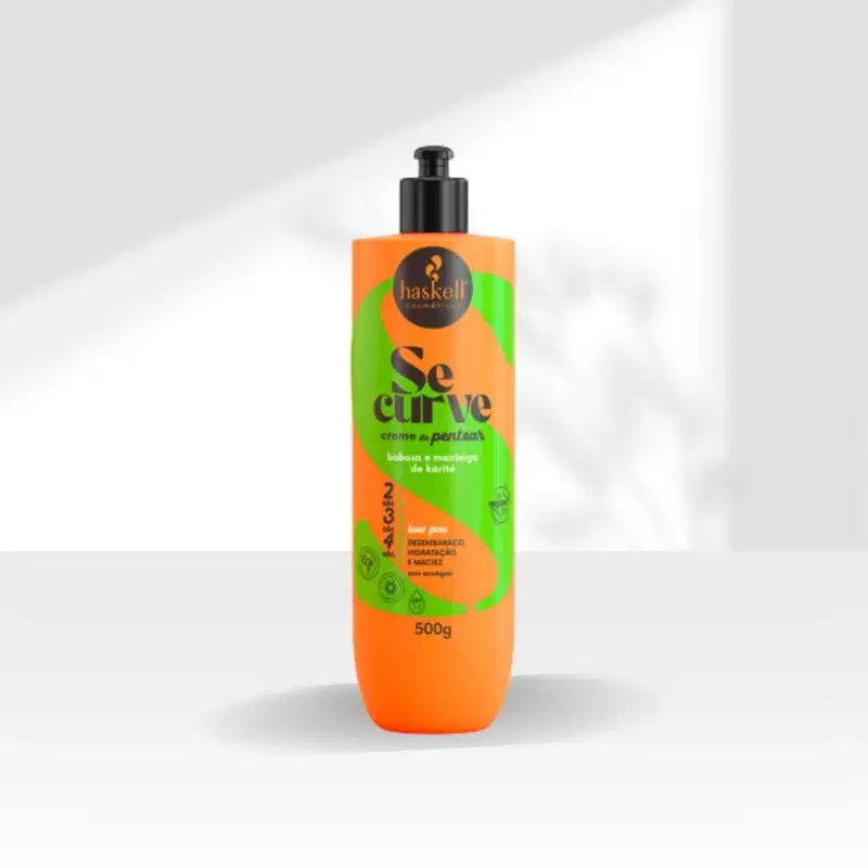 Creme Pentear Haskell Se Curva Cabelos Cacheados 500 g