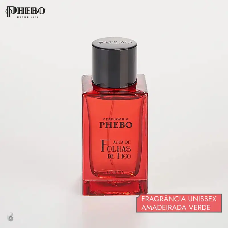 Água de Folhas de Figo Phebo Colônia - Perfume Unissex 50ml