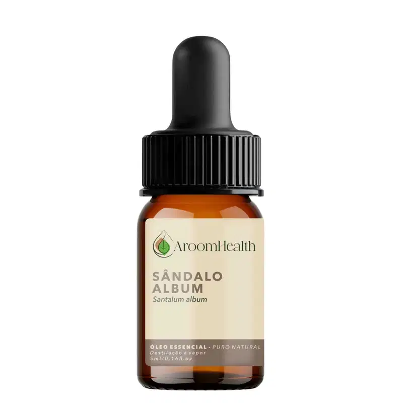 Óleo Essencial Puro Natural de Sândalo Album 5 ml