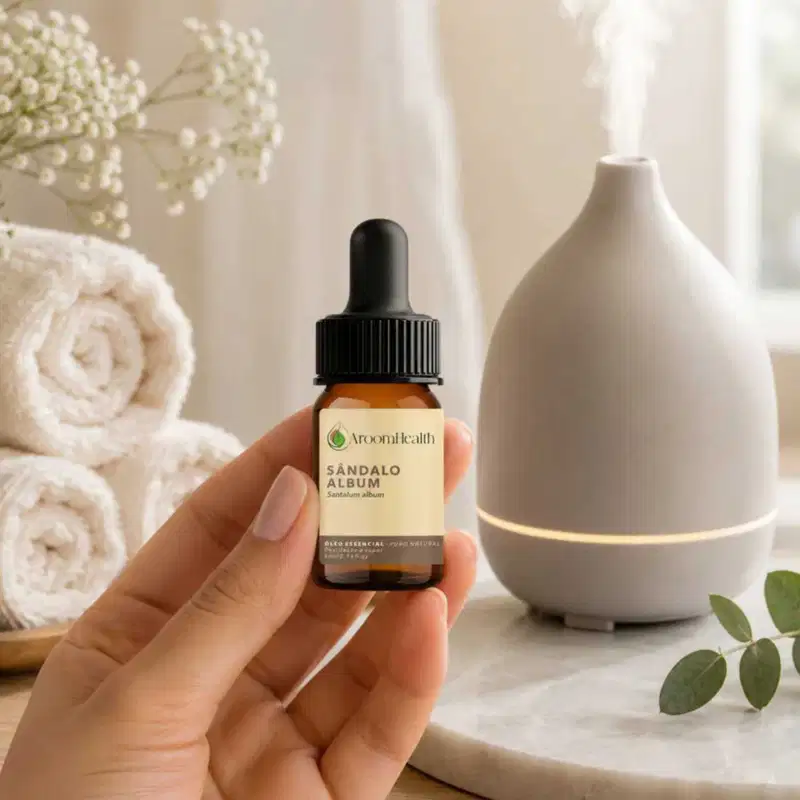 Óleo Essencial Puro Natural de Sândalo Album 5 ml