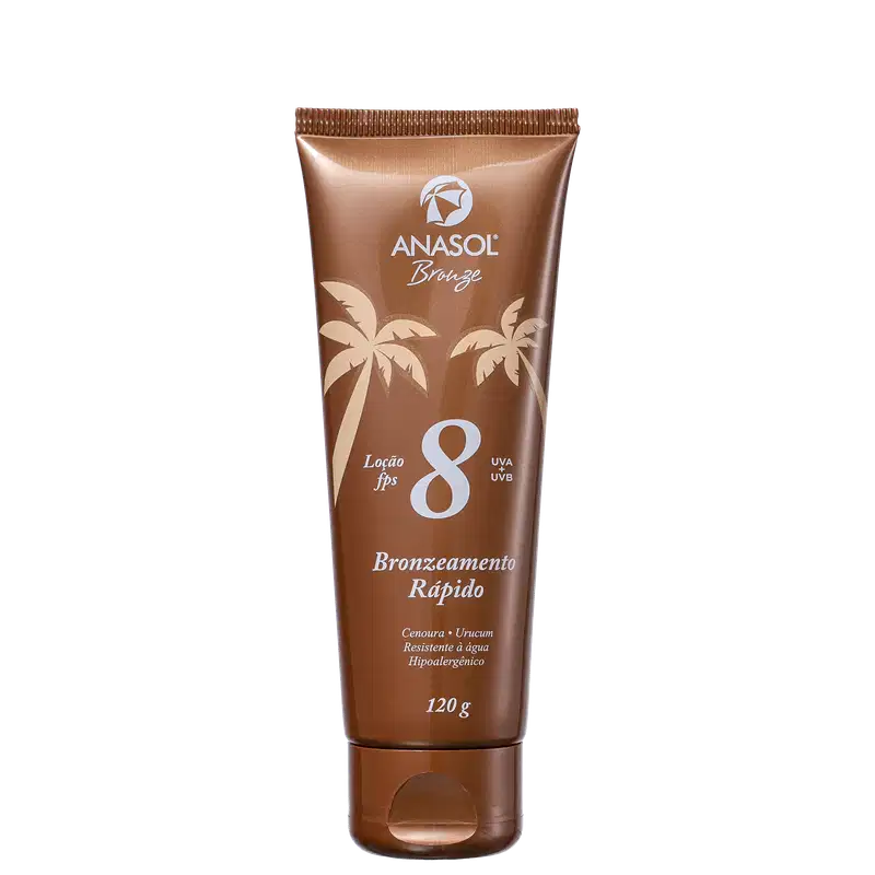 Loção Bronzeadora Anasol Bronze FPS8 120g.