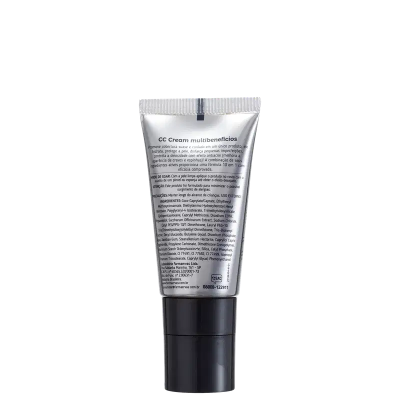 Tracta 10 em 1 Multibenefícios FPS50 01 - CC Cream 30ml