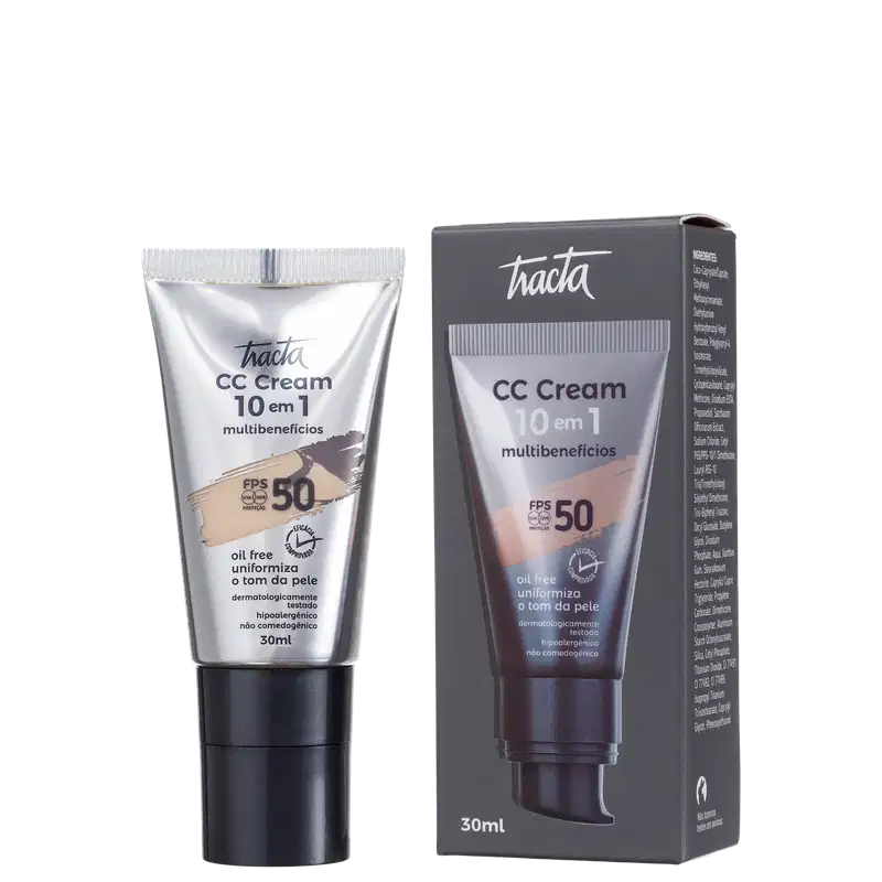 Tracta 10 em 1 Multibenefícios FPS50 01 - CC Cream 30ml