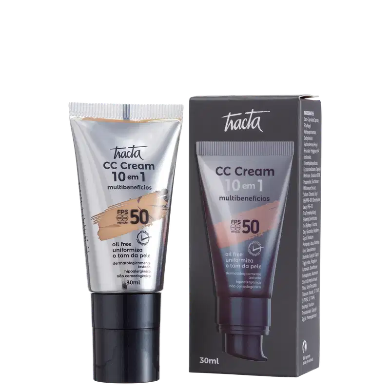 Tracta 10 em 1 Multibenefícios FPS50 02 - CC Cream 30ml