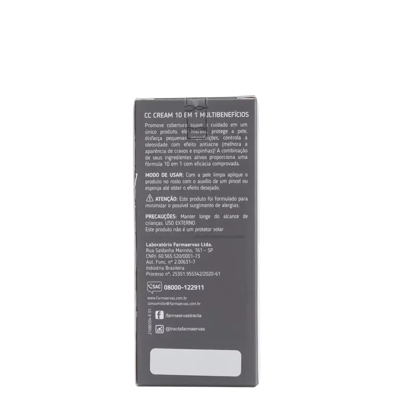 Tracta 10 em 1 Multibenefícios FPS50 03 - CC Cream 30ml