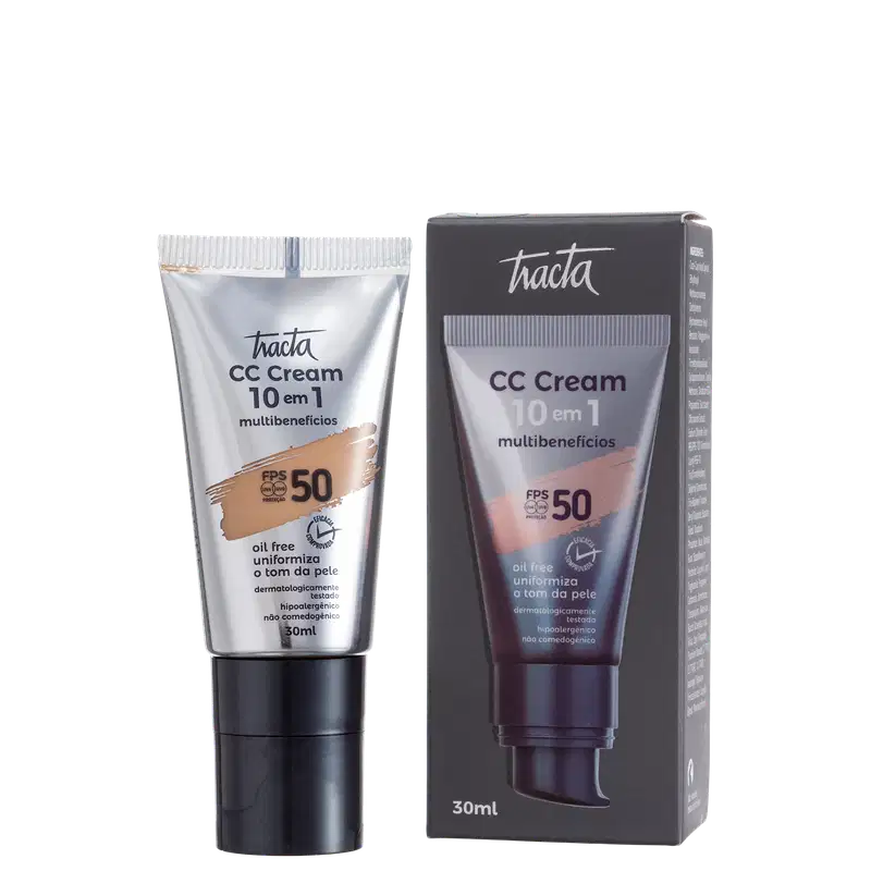 Tracta 10 em 1 Multibenefícios FPS50 04 - CC Cream 30ml
