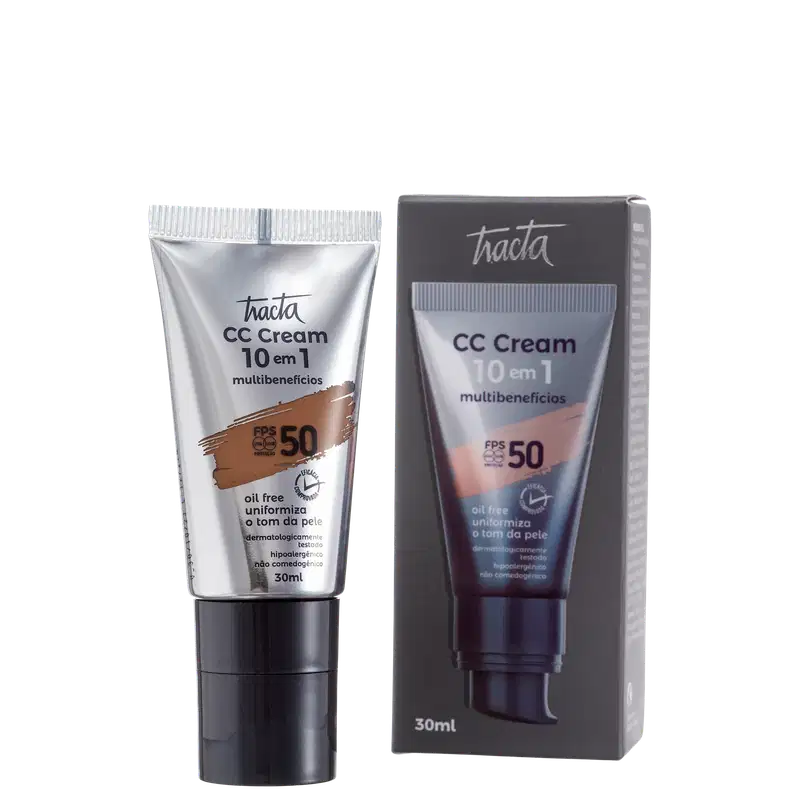 Tracta 10 em 1 Multibenefícios FPS50 06 - CC Cream 30ml
