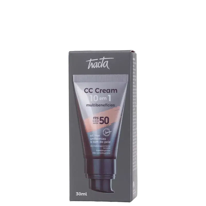 Tracta 10 em 1 Multibenefícios FPS50 08 - CC Cream 30ml