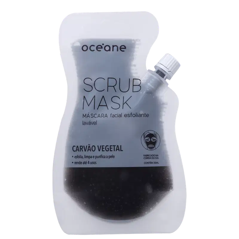 Océane Scrub Carvão Vegetal - Máscara Facial 35ml