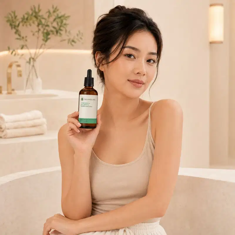 Óleo Vegetal Puro Natural Prensado a Frio de Centella Asiática 100ml