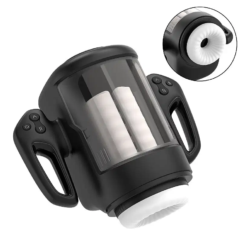 Masturbador Masculino Lanterna com Suporte para Celular e Modo Extra Turbo Game Sex