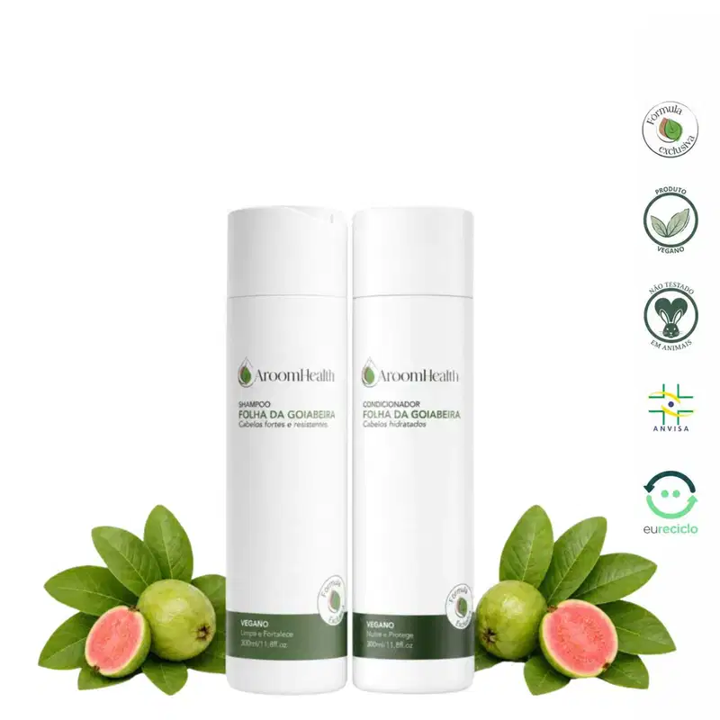 Kit de Shampoo e Condiconador Folha da Goiabeira 300 ml cada
