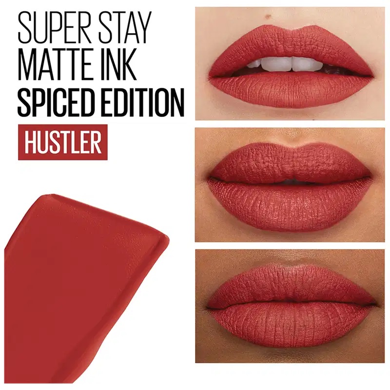Maybelline Superstay Matte Ink Hustler - Batom Líquido Longa Duração 5ml