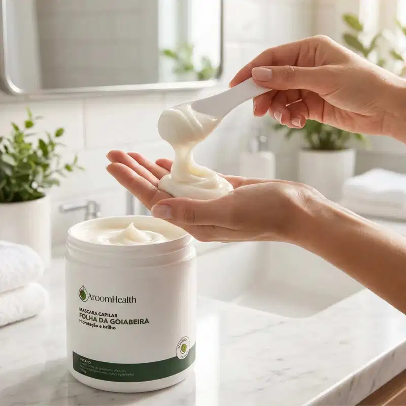 Kit de Shampoo, Condicionador e Máscara Capilar Folha da Goiabeira Fórmula Exclusiva