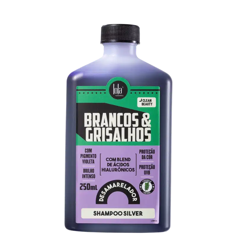 Lola Cosmetics Brancos & Grisalhos Silver - Shampoo Desamarelador 250ml