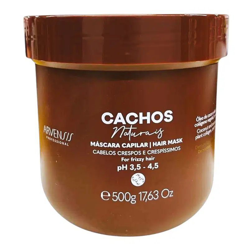 Kit Arvensis Professional Cachos Naturais - Máscara Crespos 500g + Day After 250ml