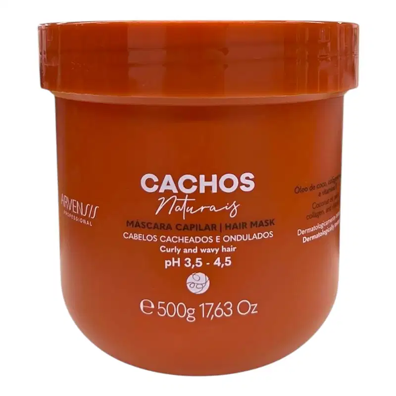 Kit Arvensis Professional Cachos Naturais - Shampoo 1L + Ativador De Cachos 1L + Máscara 500g + Geleia 500g