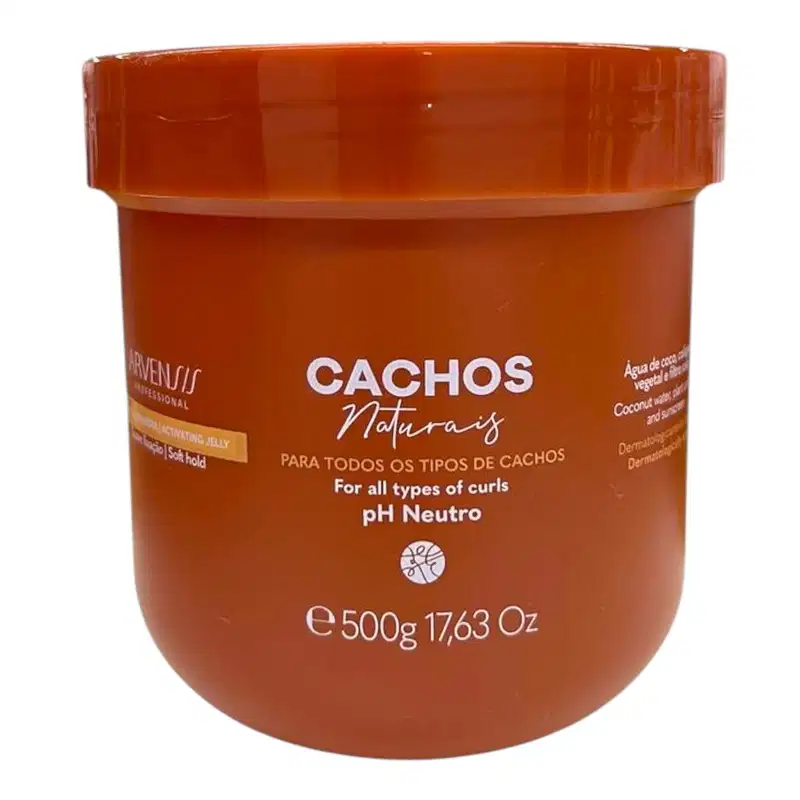 Kit Arvensis Professional Cachos Naturais - Shampoo 1L + Ativador De Cachos 1L + Máscara 500g + Geleia 500g