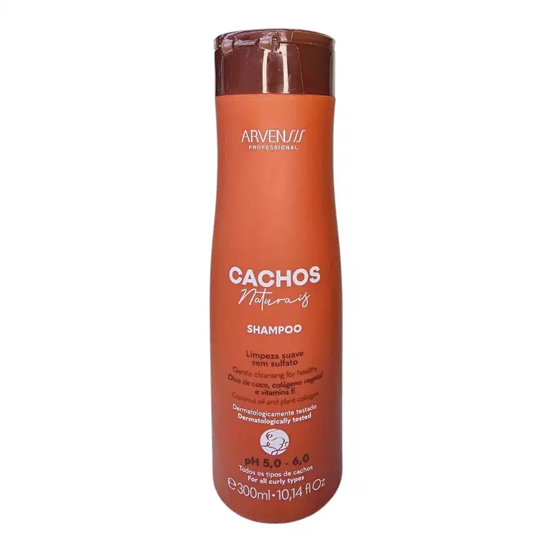 Kit Arvensis Professional Cachos Naturais - Shampoo 300ml + Condicionador 300ml + Co-Wash 300ml + Máscara 250g + Day After 250ml