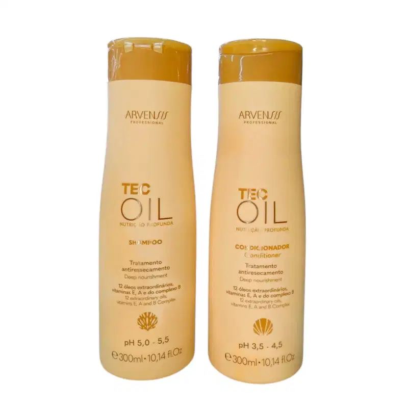 Kit Arvensis Tec Oil - Shampoo 300ml + Condicionador 300ml