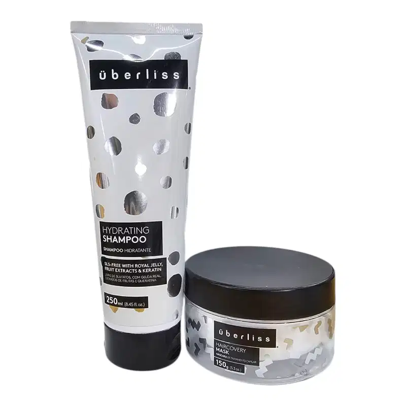 Kit Avlon Uberliss Hydrating - Shampoo 250ml + Haircovery Mask Máscara 150g