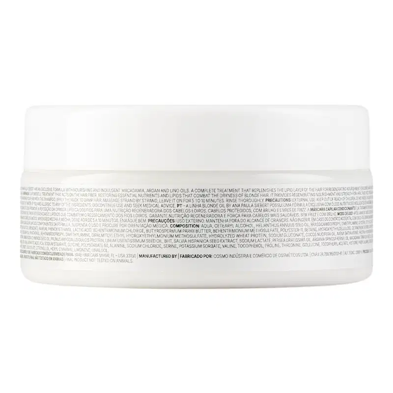 Kit Braé Blonde Oil By Ana Paula Siebert - Shampoo 250ml + Condicionador 250ml + Máscara 200g + Óleo 60ml