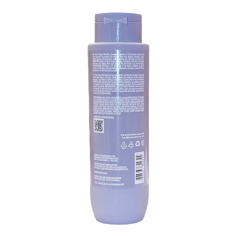 Kit Braé Stages Blonding Duo Home Care, 2 produtos.