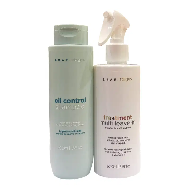 Kit Braé Stages Oil Control Treatment Care (2 Produtos)