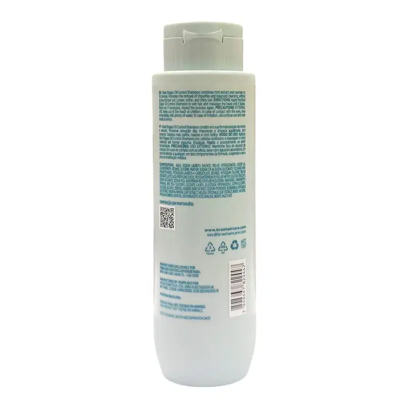 Kit Braé Stages Oil Control Treatment Care (2 Produtos)