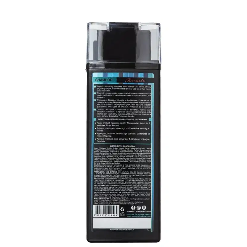 Kit Truss Miracle - Shampoo 300ml + Condicionador 300ml + Night Spa 250ml