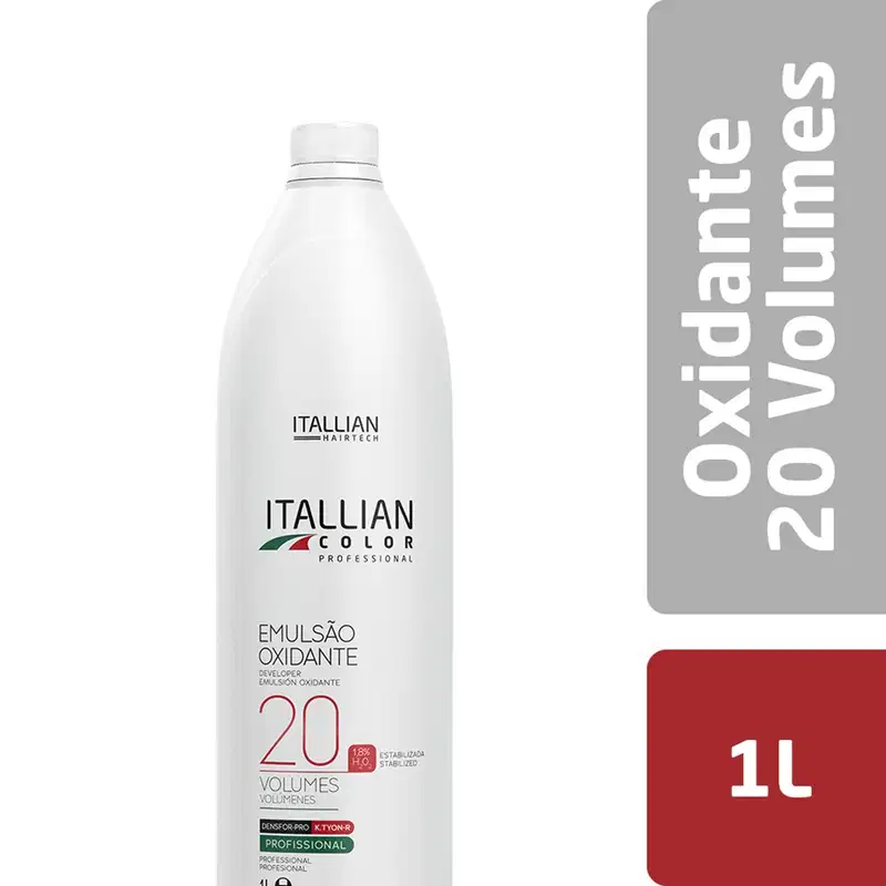 Itallian Color Emulsão Oxidante Estabilizada 20 Volumes 1L