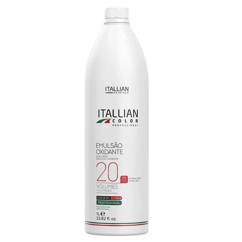 Itallian Color Emulsão Oxidante Estabilizada 20 Volumes 1L