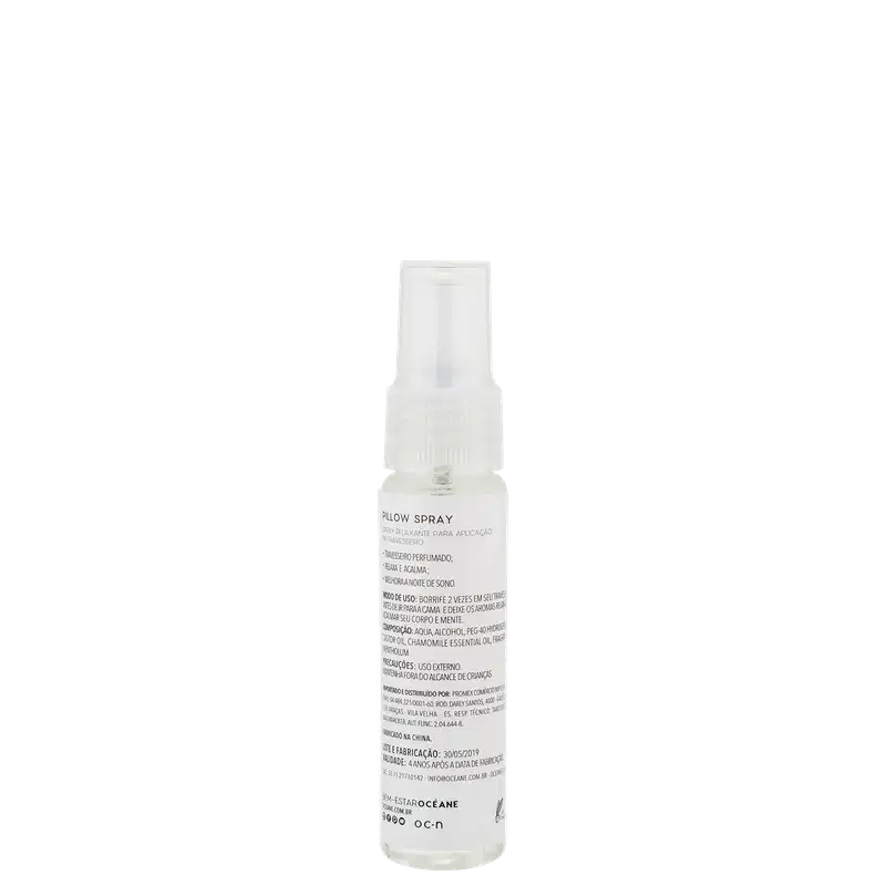 Océane Pillow Spray Lavanda - Spray para Travesseiros 30g