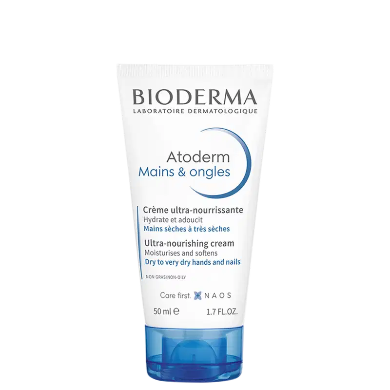 Bioderma Atoderm Cuidado Reparador Calmante - Creme para as Mãos e Unhas 50ml