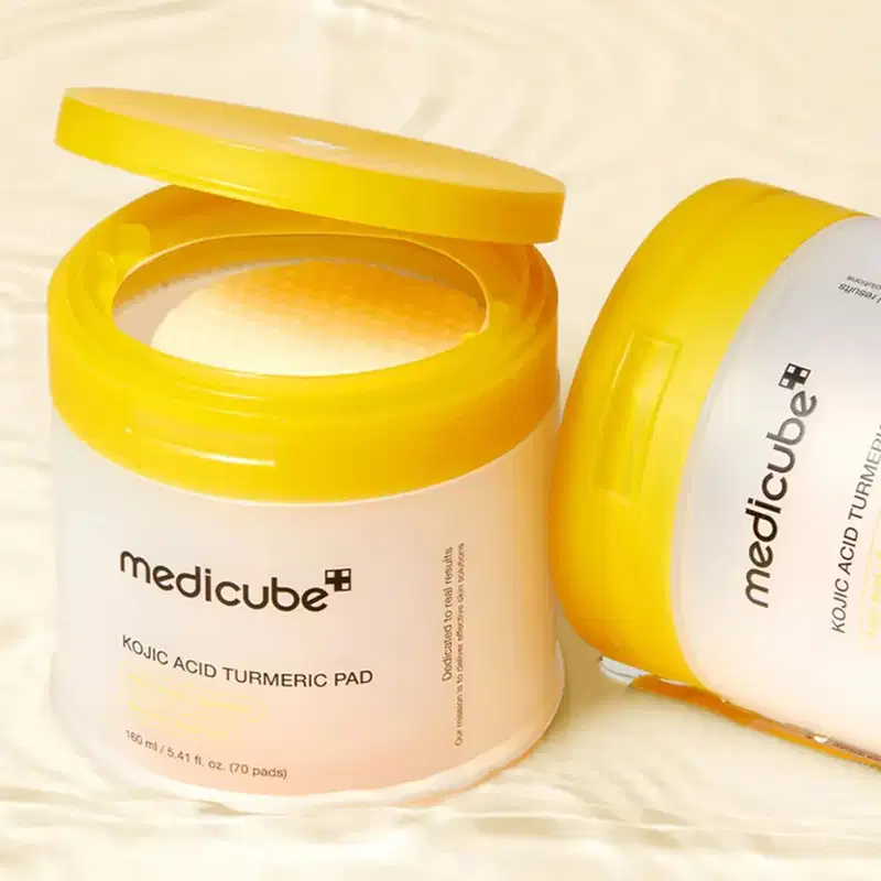 Medicube Kojic Acid Turmeric Pads - Tônico Facial em Pads (70 Unidades) 160g