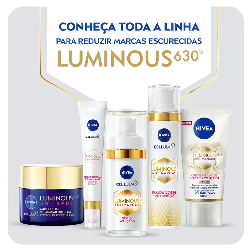 NIVEA Cellular Luminous 630 FPS 50 - Fluido Facial Protetor 40ml