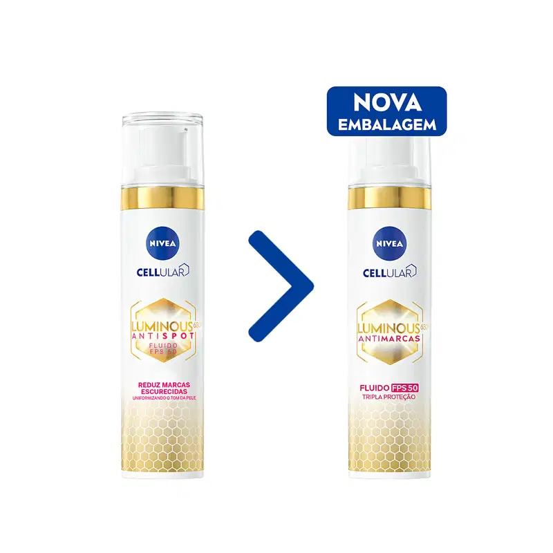 NIVEA Cellular Luminous 630 FPS 50 - Fluido Facial Protetor 40ml