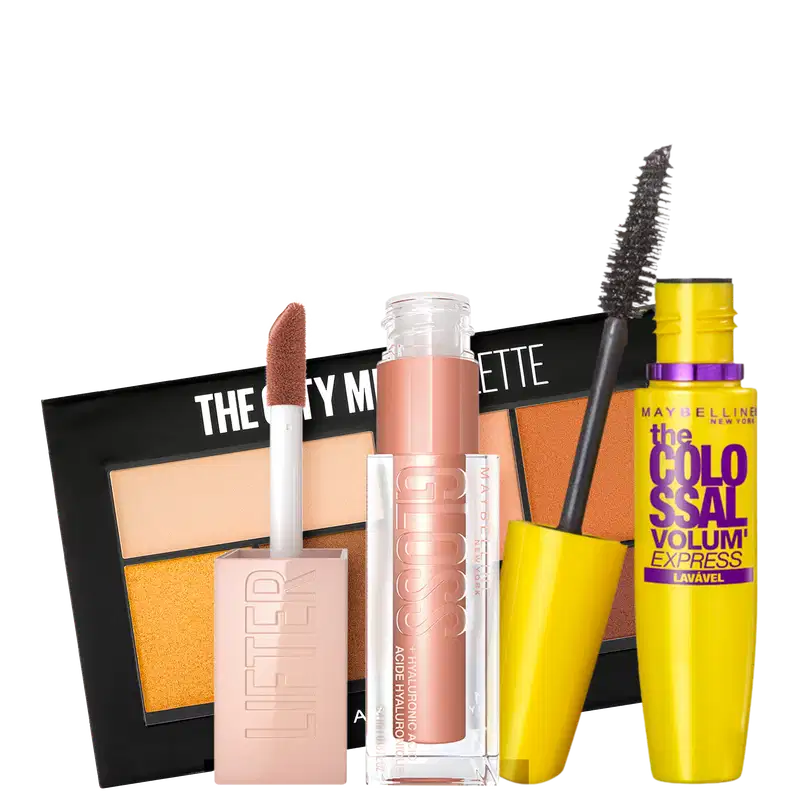 Kit Maybelline Make Completa Rise (3 Produtos)