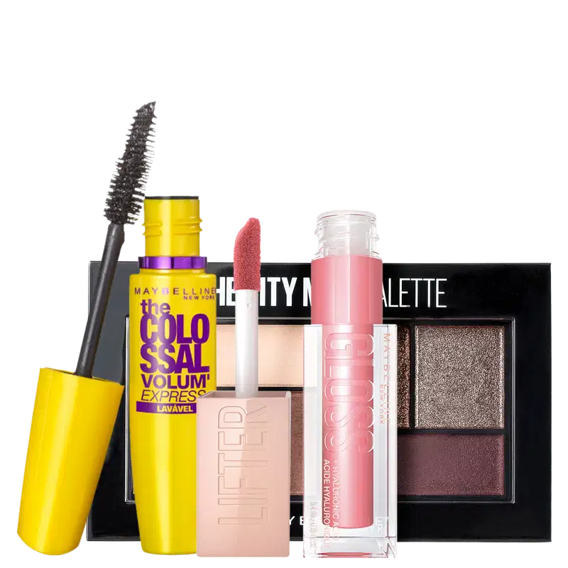 Kit Maybelline Make Chill Brunch Neutrals (3 Produtos)