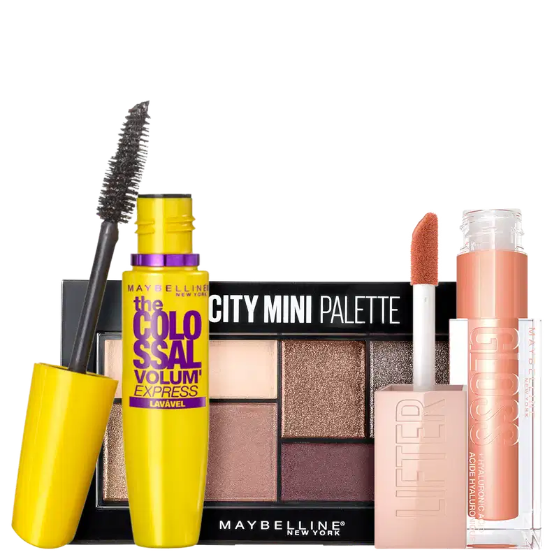 Kit Maybelline Make Amber (3 Produtos)