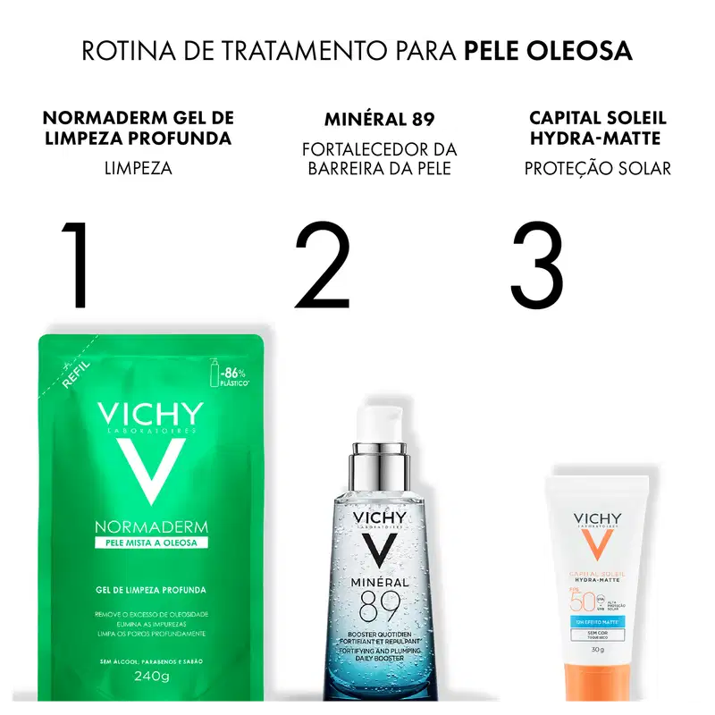 Vichy Normaderm Profunda Refil - Gel de Limpeza Facial 240g
